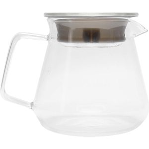 Transparant Glas Koffie Server - 300Ml/500Ml - Ideaal voor Familie Koffie - Duurzaam en Professioneel - Barista Keuken Teller .