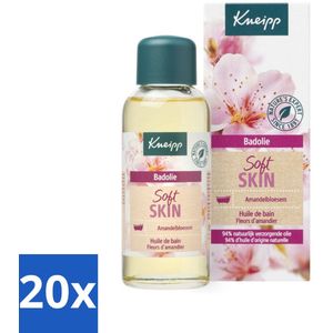 20 x Kneipp - Badolie - Amandelbloesem - Voor droge en gevoelige huid - 100 ml - Amandelbloesem - Verzorging - Ontspanning