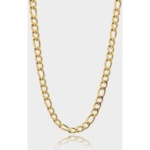 Figaro Ketting 7 mm - Gouden Schakelketting - 50 cm lang - Ketting Heren - Olympus Jewelry