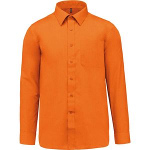 Herenoverhemd 'Jofrey' lange mouwen Kariban Donkerblauw maat 5XL