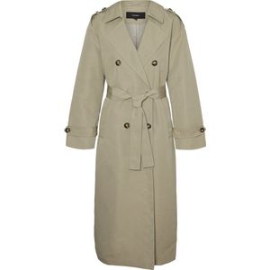 Vero Moda Jas Vmchloe Long Trenchcoat Ga Noos 10300263 Laurel Oak Dames Maat - XS