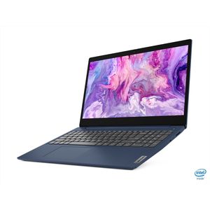 Lenovo IdeaPad 3 Intel® Core™ i3 i3-1005G1 Laptop 39,6 cm (15.6") Full HD 8 GB DDR4-SDRAM 256 GB SSD Wi-Fi 5 (802.11ac) Gratis DOS Blauw