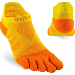 Injinji - Ultra Run - Hardloopsokken - Sunflower - No-Show - Midweight Padded