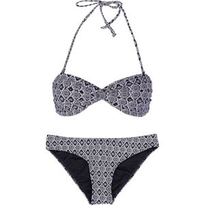 Tweedelig zwart-wit badpak