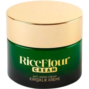 Rice Flour Cream Anti-Aging - Hydraterend & Verzachtend Gezichtscrème met Rijstextract, Amandelolie & Vitamine E - 100 ml