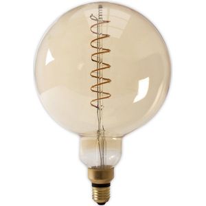 Calex - LED Lamp  Mega Globe 3W E27 250 lm XXL Gold - Dimbaar met led dimmer - (200mm x 300mm)