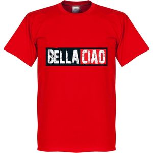 Bella Ciao T-Shirt - Rood - L