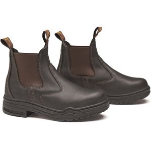 Schoenen Mountain Horse Protective Jodhpur stalen neus - Donkerbruin, 38