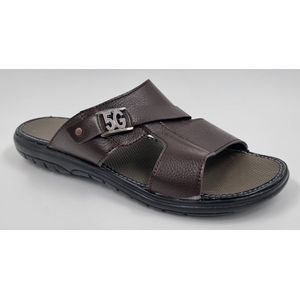 Walking - Slippers Heren - Licht Gewicht Heren Slippers - Slippers met een Zacht Voetbed - Bruin – Maat 39