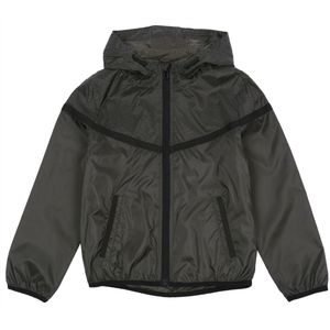 Khaki, lichtgewicht jack/ windjack
