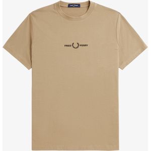 Fred Perry Embroidered t-shirt - warm stone