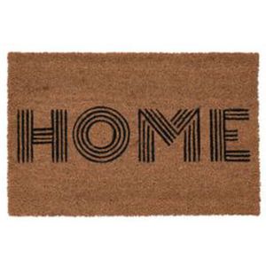 Deurmat voor binnen en buiten met tekst center HOME - Droogloopmat - Antislipmat - 40x60cm