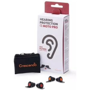 Crescendo Moto Pro - Oordoppen - Gehoorbescherming - TPE - 2 Sets Filters