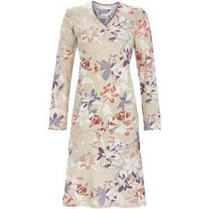 Bont bloemen nachthemd Ringella - Beige - Maat - 38