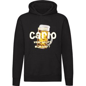 Ik ben Carlo, waar blijft mijn bier Hoodie - cafe - kroeg - feest - festival - zuipen - drank - alcohol - naam - trui - sweater - capuchon