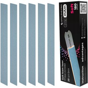 Staleks PapMam Nagelvijl Nakjes 25x Korrel 180 - Professioneel