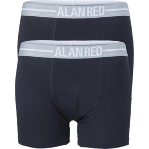 Alan Red - Boxershorts Navy 2Pack - Heren - Maat S - Body-fit