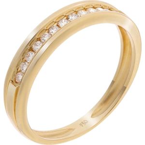 Orphelia RD-3020/52 - Ring - geelgoudkleurige 18 Karaat - Diamant 0.20 ct