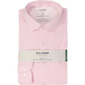 OLYMP 24/7 Level 5 body fit overhemd - Roze - Maat 37
