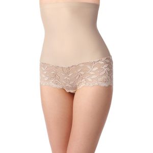 Bellivalini - BLV-BLV50-104-SL-n - Dames Slip Onderbroek - Beige - High Waist - Figuurvormende Shapewear