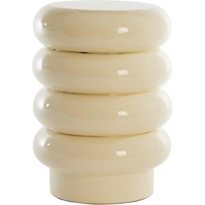 Light & Living Bijzettafel Mirogi - Crème - Ø30cm - Modern