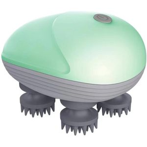 Elektrische hoofdmassager met 4 knedende massagekoppen, hoofdhuidmassager, kattenmassager, geschikt voor volledige lichaamsmassage.