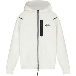 Malelions Sport Counter Zip Hoodie - Off-White XS