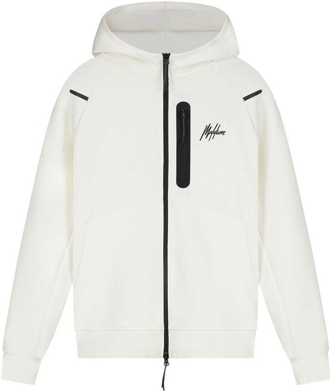 Malelions Sport Counter Zip Hoodie - Off-White XS
