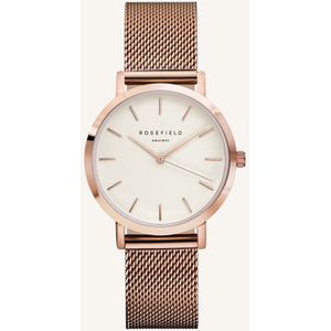 Rosefield The Tribeca Dames Horloge - Rosé Goud Ø33mm - TWR-T50