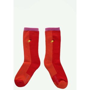 Sticky Lemon - sporty socks - better together - rugby red