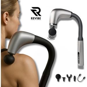 Revibe Massage Gun – Massage Apparaat Voor Moeilijk Bereikbare Plekken – J-vorm – Professioneel Massageapparaat – 9 Standen – Slimme Drukherkenning – Voor rug, nek, schouders en benen