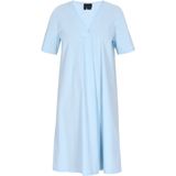 DreiMaster - Klassik - Jurk - Cyaan Blauw / Lichtblauw - Knielengte