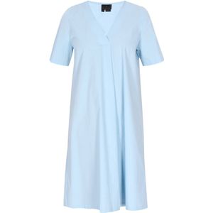 DreiMaster - Klassik - Jurk - Cyaan Blauw / Lichtblauw - Knielengte