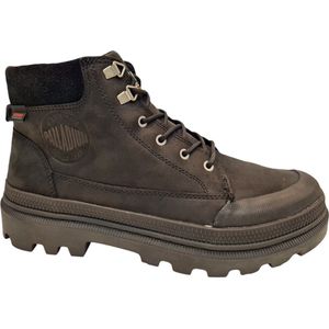 Palladium Pallatrooper Cuff Black Heren Hoge Veterschoenen - Zwart - 45