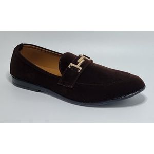 STARLITE - Heren Schoenen - Heren Loafers - Heren Instappers - Suède - Bruin - Maat 40