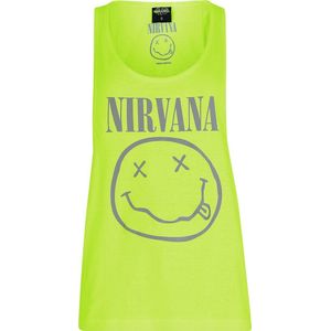 Nirvana Classic Logo Dames Top - groen - XL