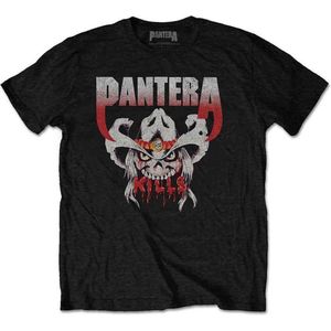 Pantera - Kills Tour 1990 Heren T-shirt - S - Zwart