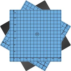 Verwarmde Bed voor 3D-printer - Magnetisch en Flexibel - 310x310 mm