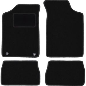 Zwarte veloursmatten voor: Peugeot 106 hatchback (1991-2003)