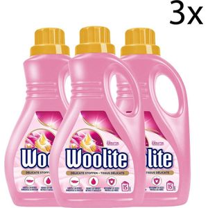 Woolite Wol & Zijde Wasmiddel met Keratine - 0,9 L x3