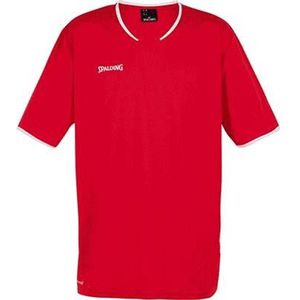 Spalding Move Shooting Shirt Kinderen - Rood / Wit | Maat: 116