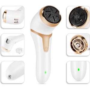 Elektrische Eeltverwijderaar – Voetverzorging – Voetvijl – Water Dicht – USB Oplaadbaar – Wit / Goud
