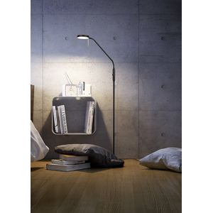 Trio Monza - Staande leeslamp - Zwart