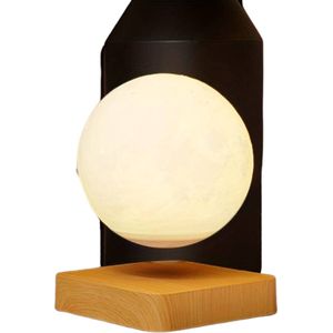 Flagest Magnetische zwevende wereldbol met led-kleurverloop, anti- zwaartekracht, voor thuiskantoor, bureau, boekenkast, decoratie, jubileum kerstcadeau (met schakelaar