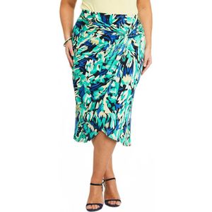 Lange rechte wikkelrok