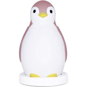 Zazu Pam Slaaptrainer - Pinguin - Met Bluetooth speaker en nachtlamp functie -  Roze