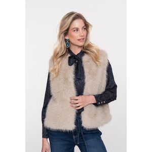 Geisha - Teddy Gilet - Taupe