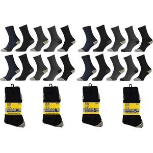 Apollo premium werksokken multipack 20 paar maat 43/46
