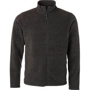 James and Nicholson Heren Fleece Jas (Donkergrijs)
