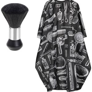 Kappersschort voor kappers - kappers schort doek voor haar gesneden - jongens meisjes kinderen - nekborstel Kappersmantel